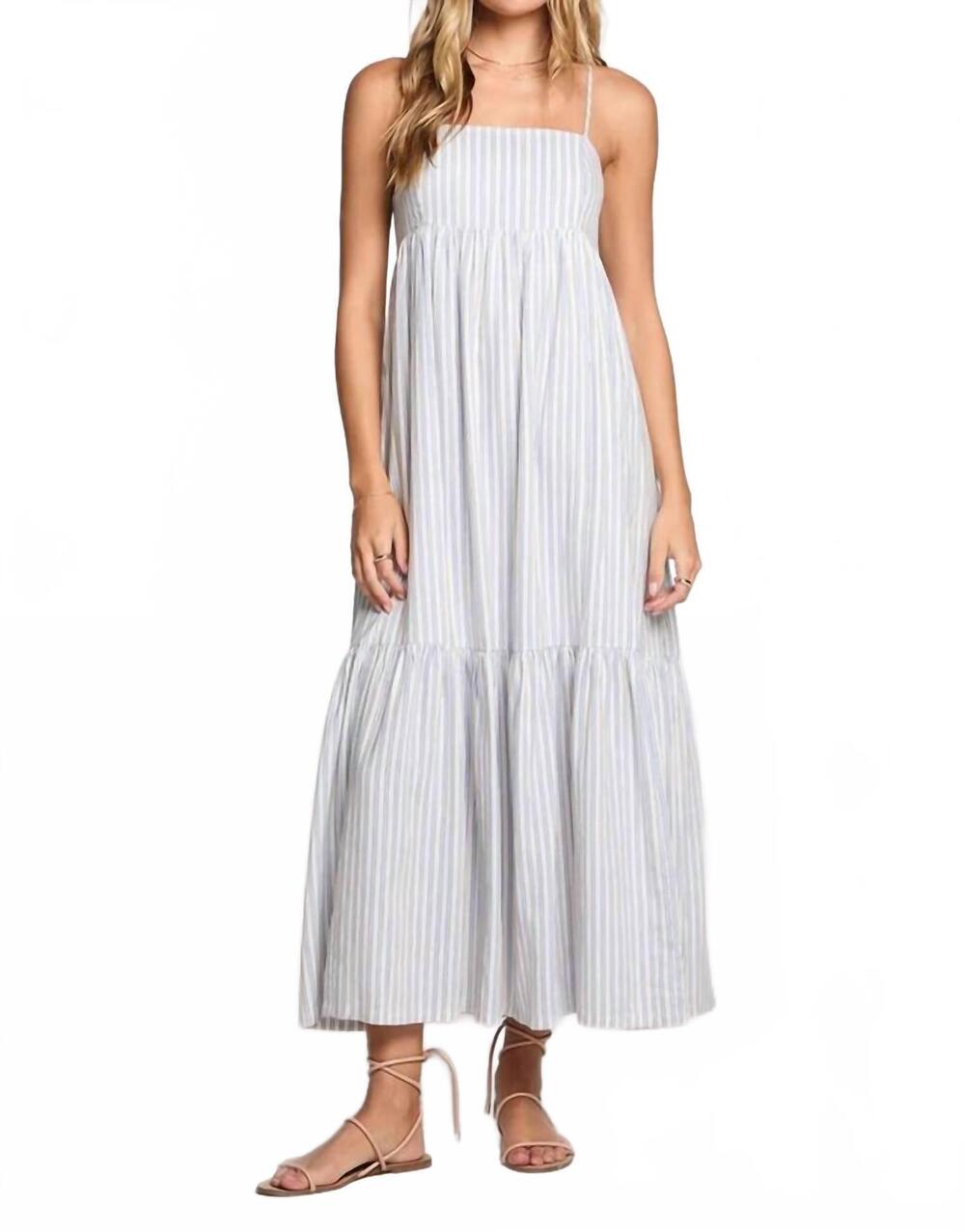 NEW SALTWATER LUXE esme maxi dress in ocean